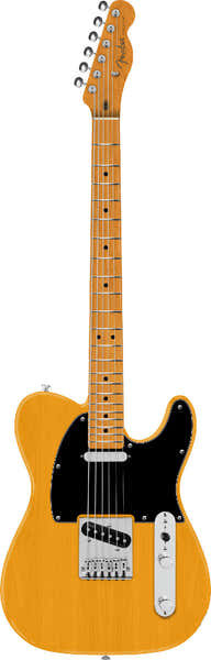 Telecaster 75 Anni Player II Barítono, MN Louro Butterscotch