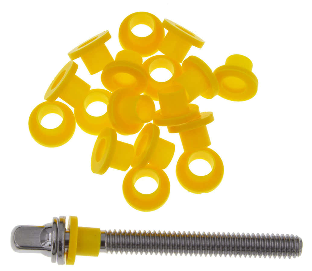 TRW100Y NYLON TENSION ROD WASHERS YELLOW X100
