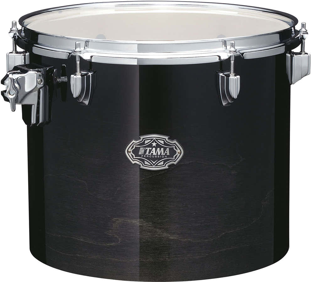 13"X11"SINGLE HEAD CONCERT TOM TRANSPARENT BLACK FADE