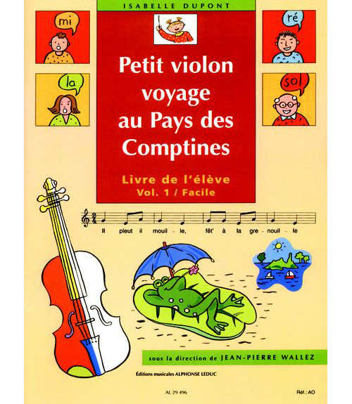 Dupont Isabelle - Petit Violon Voyage Au Pays Des Comptines Vol.1 (aluno)