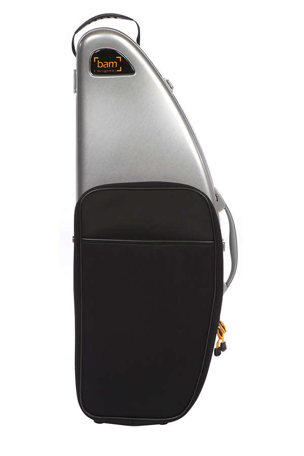 Estojo Saxofone Tenor Hightech La Defense + Bolso - Alumínio Escovado