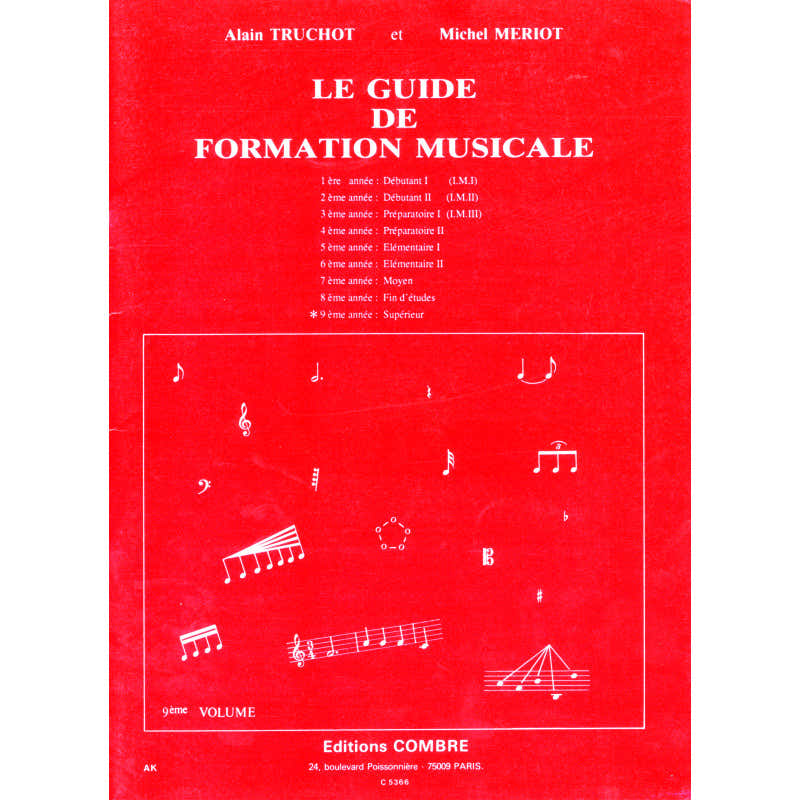 Truchot/meriot - Guia de formação musical Vol.9