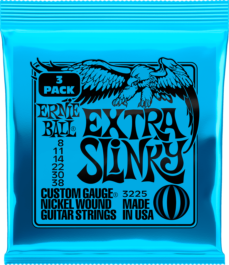 3225 Extra Slinky 8-38 Embalagem de 3