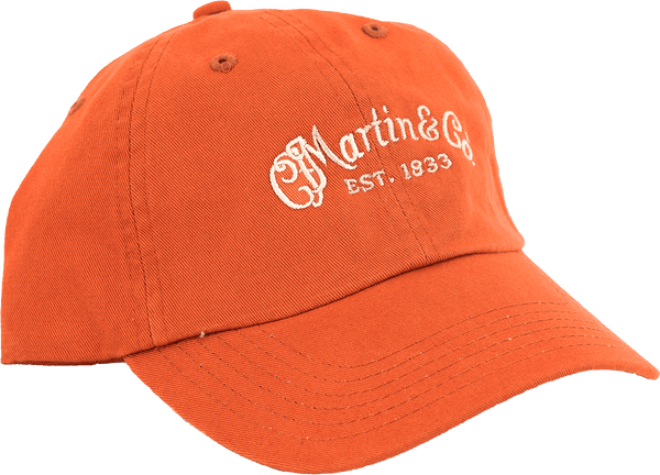C.F. Martin & Co Boné laranja logo CF Martin