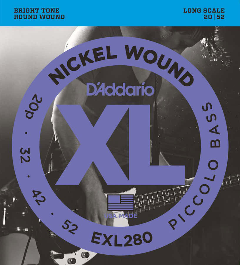 EXL280 Enroladas a níquel escala longa baixo piccolo 20-52