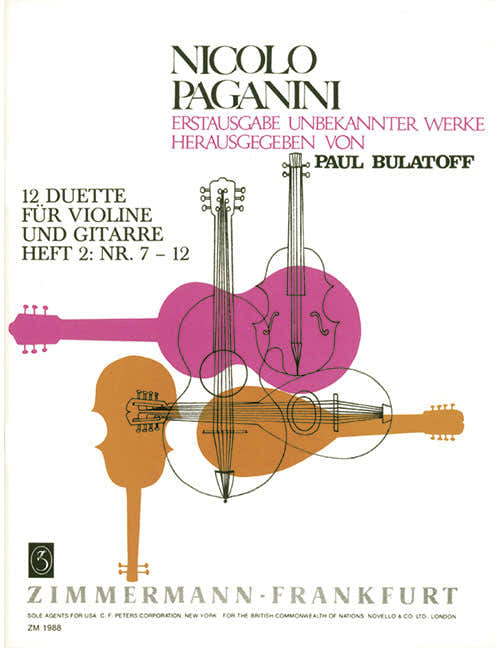 Paganini - Douze Duos Numéro 2 - Violon et Guitare