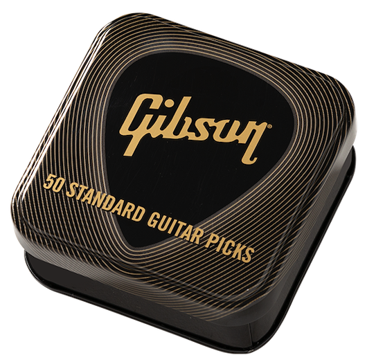 Palhetas Standard Lata Pack De 50 Pretas Finas