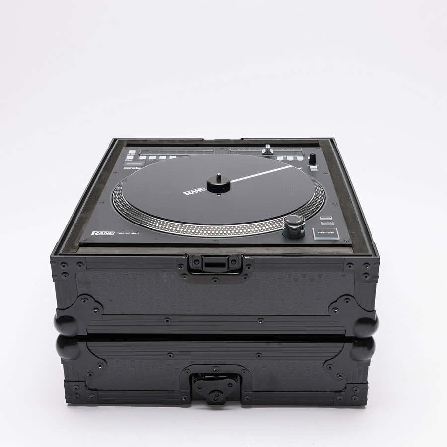 Mala multi-formato para gira-discos II Preto/preto