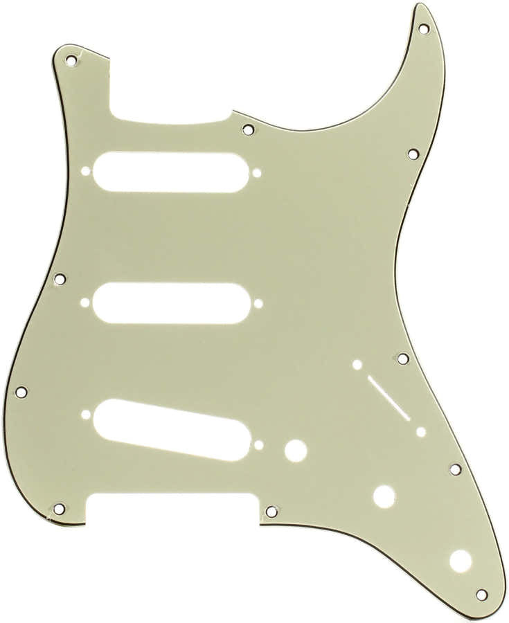 Escudo para Strat SSS verde-menta