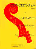 Edition Delrieu Goltermann Georg - Concerto N°4 Op.65 En Sol Maj. - Premier Mouvement - Violoncelle Piano