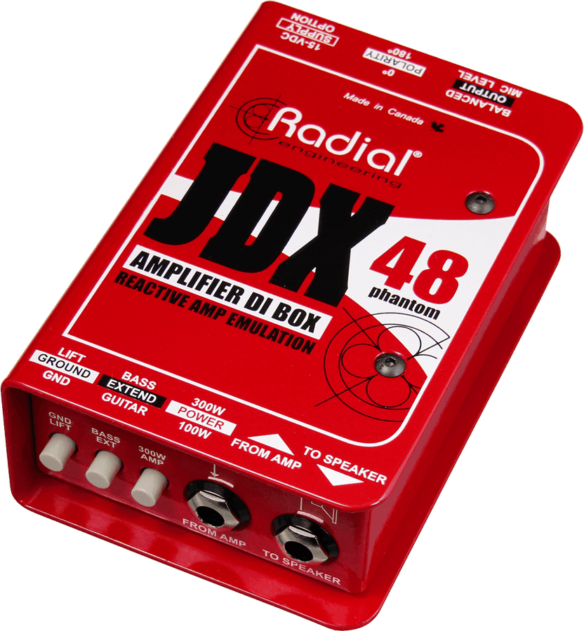 JDX REACTOR GUITAR AMP DI BOX