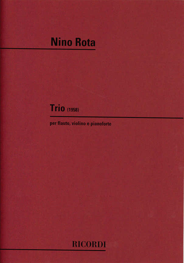 Rota N. - Trio - Flute Violon Et Piano