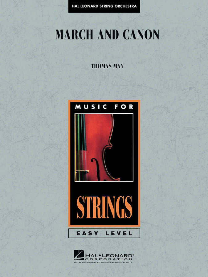 MAY TOM - MARCH AND CANON FOR STRINGS - SCORE AND PARTS