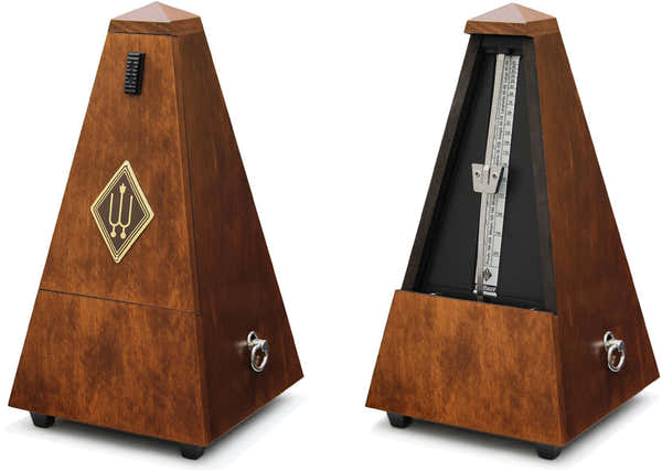 Wittner METRONOME PYRAMIDAL WALNUT BROWN MATT WALNUT 813M