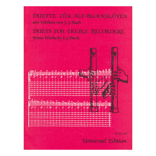 Bach J.S. - From The Works Of J.s.bach Band 1 - 2 Treble Recorders