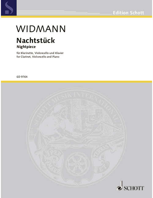 Widmann - Nightpiece - Clarinette In A Violoncelle Et Piano