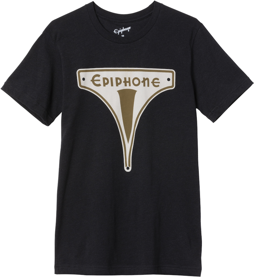 "XL" T-shirt com distintivo vintage Estilo de vida Preto