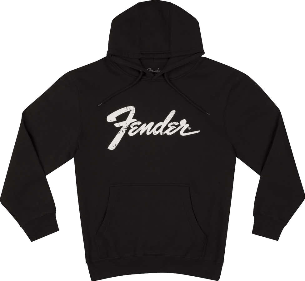 Fender Logo Date Back Hoodie Black XL