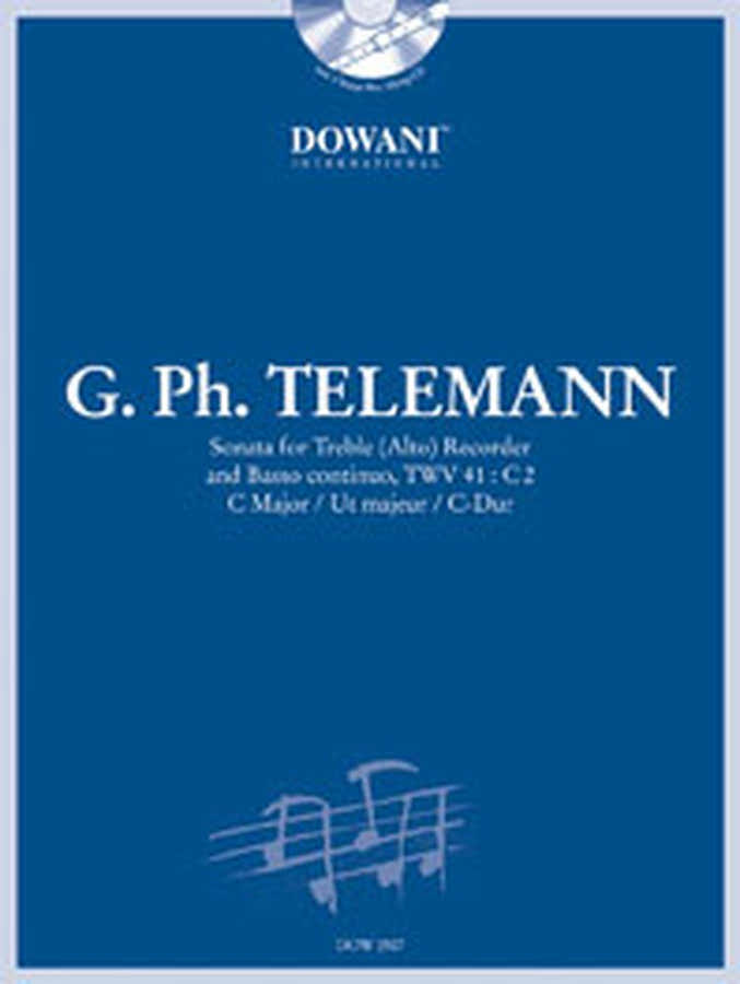 Telemann G.P. - Sonata TWV 41: C2 em Dó maior - Flauta de bisel alto BC