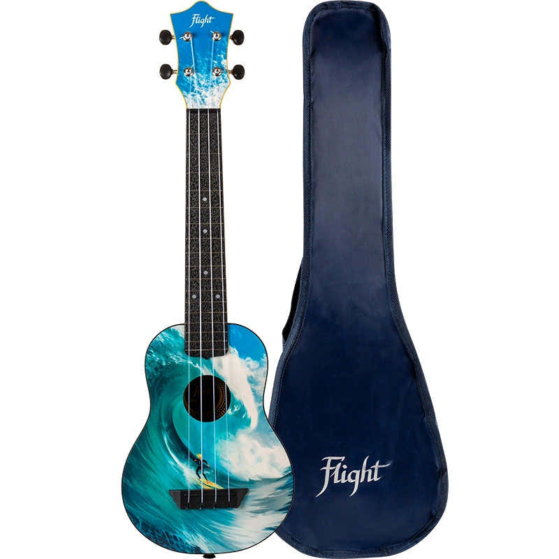TUSL25 Surf Soprano de viagem com escala de concerto