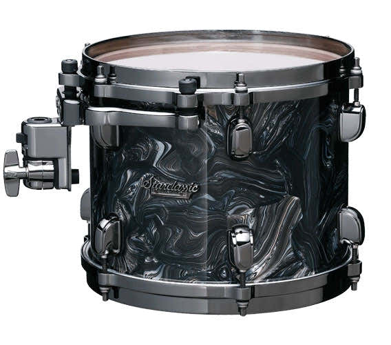 Starclassic Bordo 13X9 Tom, ferragens em níquel preto, redemoinho carvão MRT1309BN-CCL