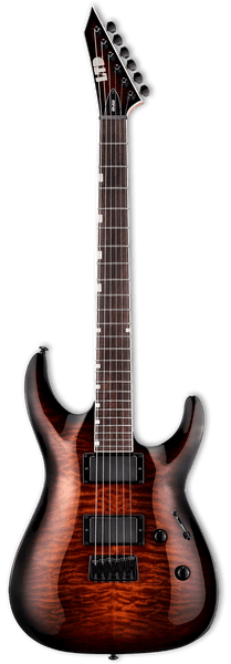 Ltd MH-200 HT QM Sunburst castanho-escuro