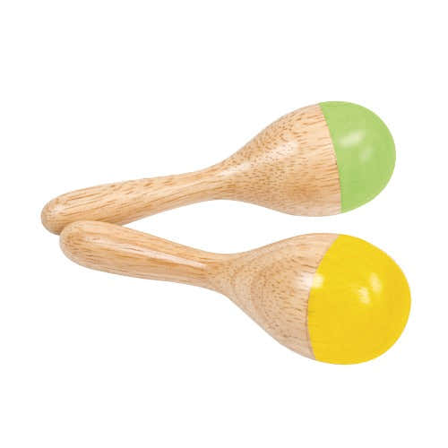 Maracas de madeira