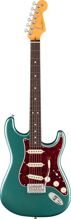 American Professional Classic Stratocaster RW Verde Sherwood metálico desbotado