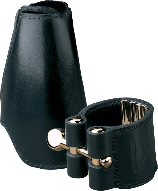 LIGADURA DE COURO SOPRANO E CAPA DE BOQUILHA - LC26L