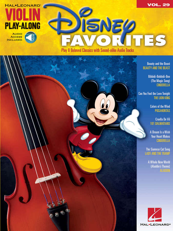 Violin Play Along Volume 29 Disney Favorites + Audio En Ligne - Violin