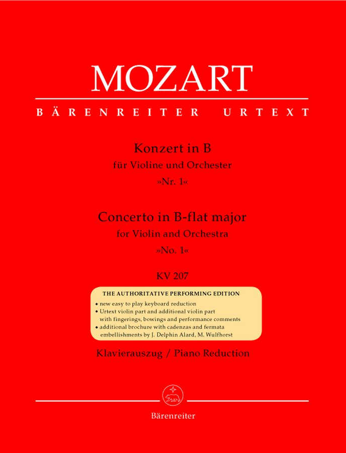Moz W.A. - Concerto N°1 En Sib Majeur Kv 27 - Violon Piano