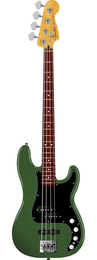 Precision Bass Active Player II Modified RW Verde colheita metálico