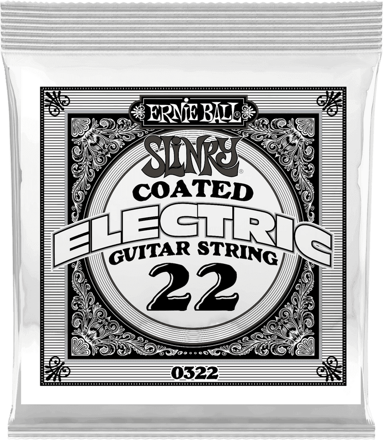 .022 SLINKY COATED NICKEL WOUND ELECTRIC GUITAR STRINGS