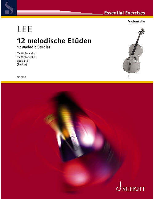 Lee - 12 Melodic Studies Op. 113 - Violoncelle
