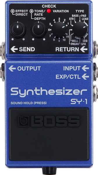 Boss SY-1 Sintetizador de guitarra compacto em pedal