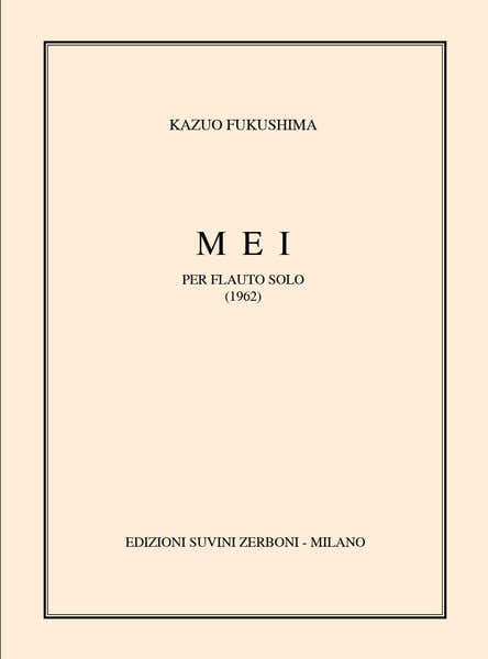 FUKUSHIMA K. - MEI - FLUTE