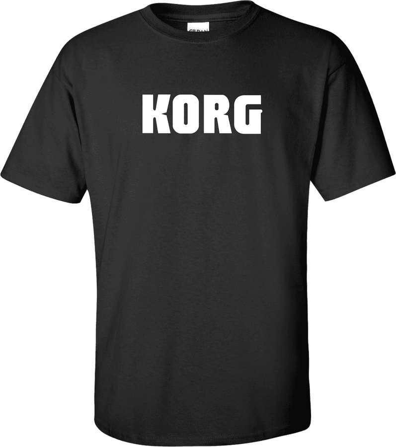T-Shirt Korg S Textile Tee Shirts Black Korg Size S