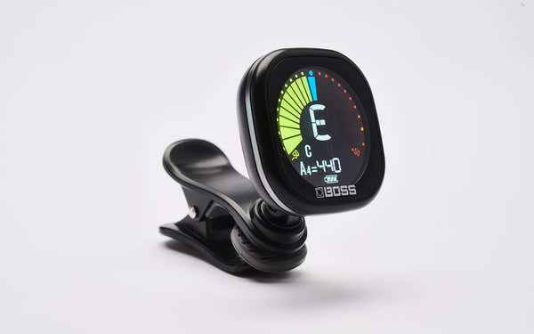 Boss TU-05 PREMIUM QUALITY CLIP ON TUNER WITH FULL COLOUR DISPLAY MULTIPLE TUNING MODES AND RECHARGEABL