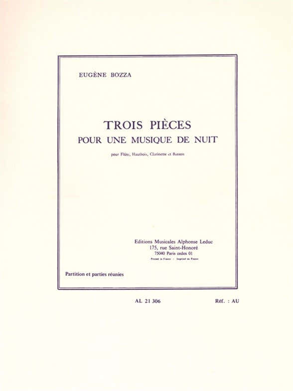 3 Pièces Pour Une Musique De Nuit
