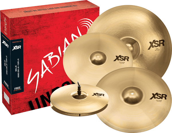 XSR5005GB - Pack XSR harmónico 14/16/20 + 18" Crash +90 DIAS DE TESTE DRUMEO