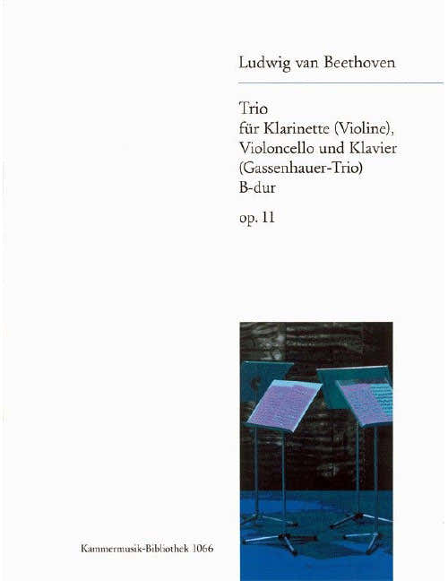 Beethoven - Piano Trio In Bb Major Op. 11 - Clarinette (Violon) Violoncelle (Bassoon) Et Piano