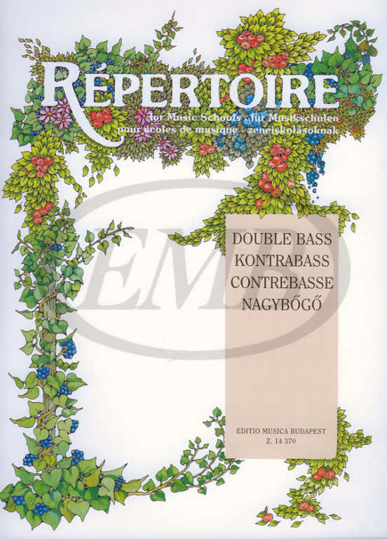 REPERTOIRE FOR MUSIC SCHOOLS - DOUBLE BASS