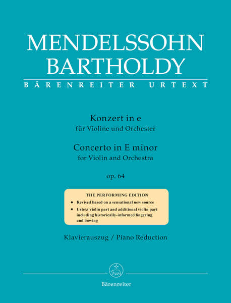 Mendelssohn F. - Concerto In E Minor Op.64 (1845) - Violon & Piano
