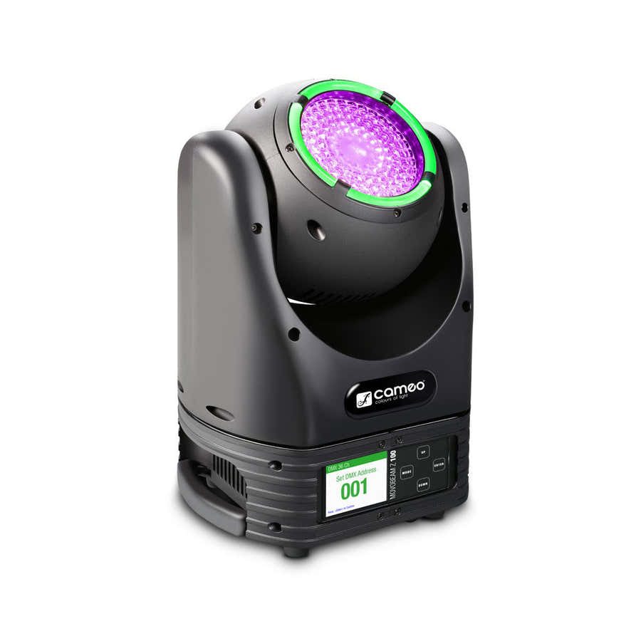 MOVO BEAM Z 100 - SPOTLIGHT SLOTTED COM LED COROA ROTAO E ZOOM ILIMITADOS