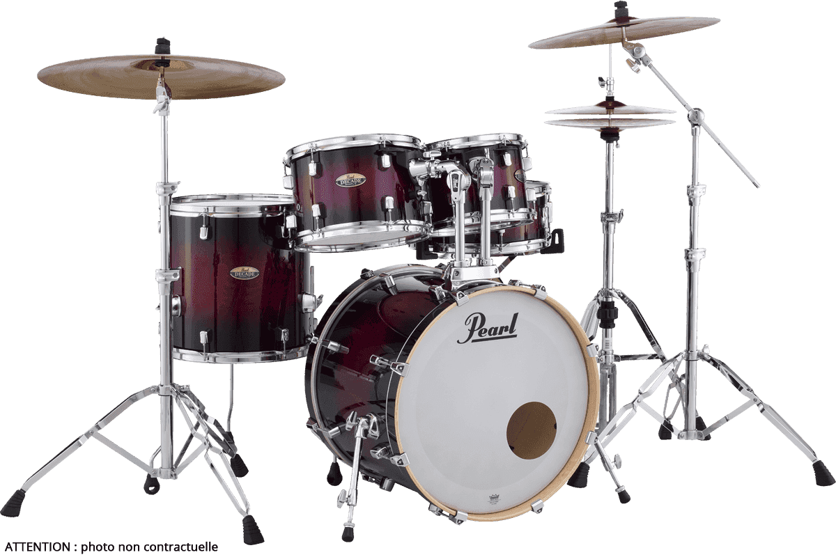 Decade Maple Fusion 20 Brilho degradé vermelho intenso