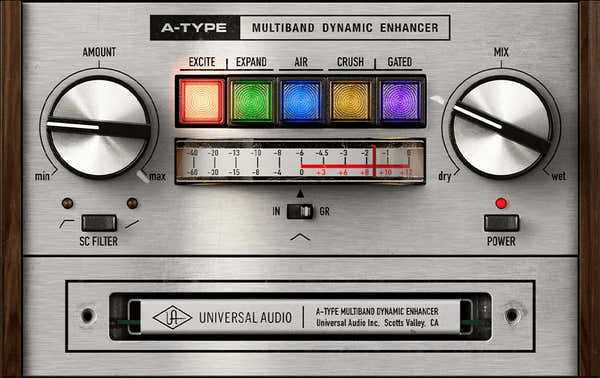 UAD A-Type Aprimorador dinâmico multibanda
