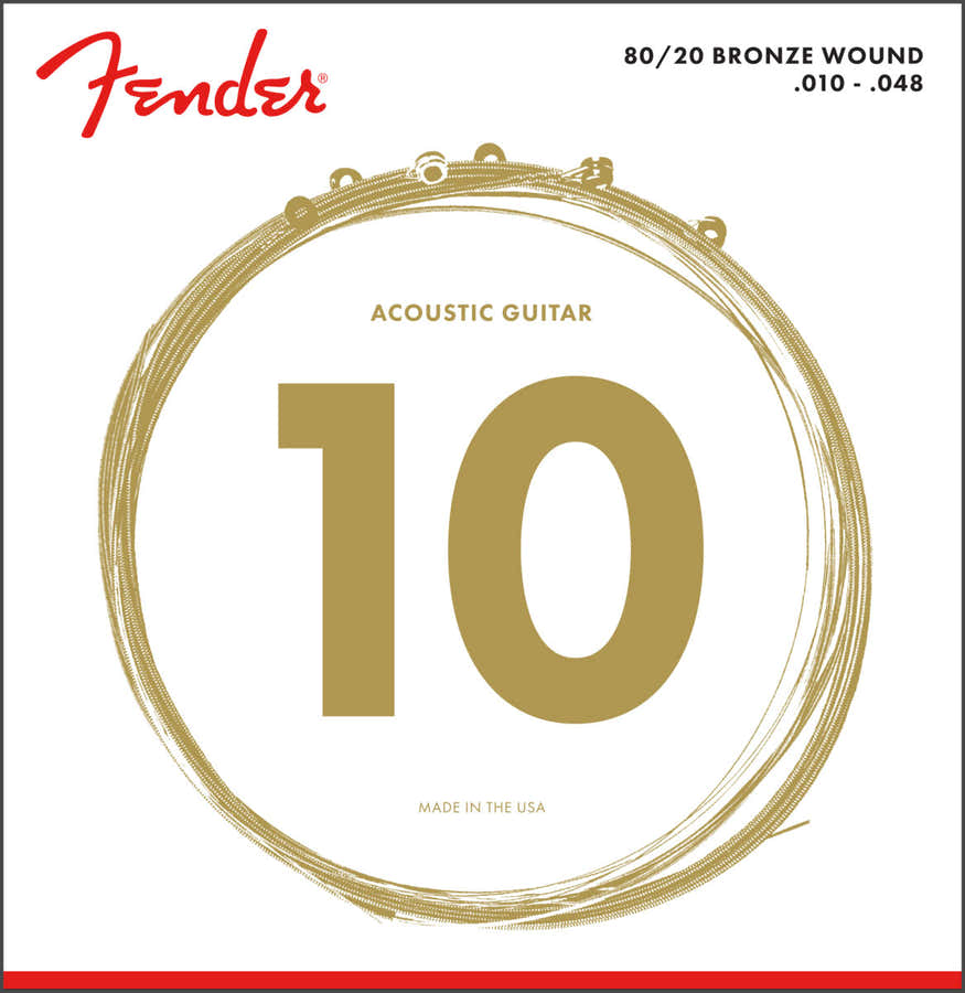 80/20 BRONZE ACOUSTIC STRINGS BALL END 70XL .010-.048 GAUGES (6)