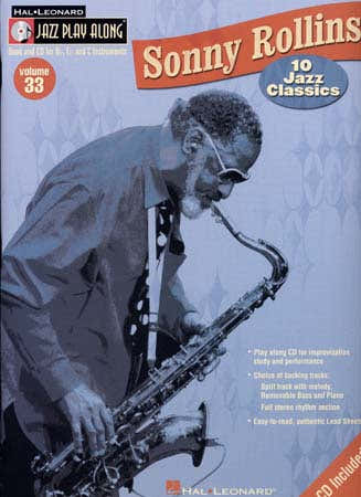 Jazz Play Along Vol.33 Sonny Rollins Bb, Eb, C Inst.Cd