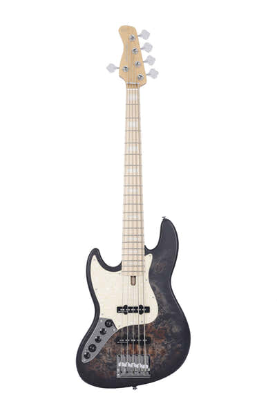 Er V7 Swamp Ash Reissue-5 Lh Tbk.S Preto transparente