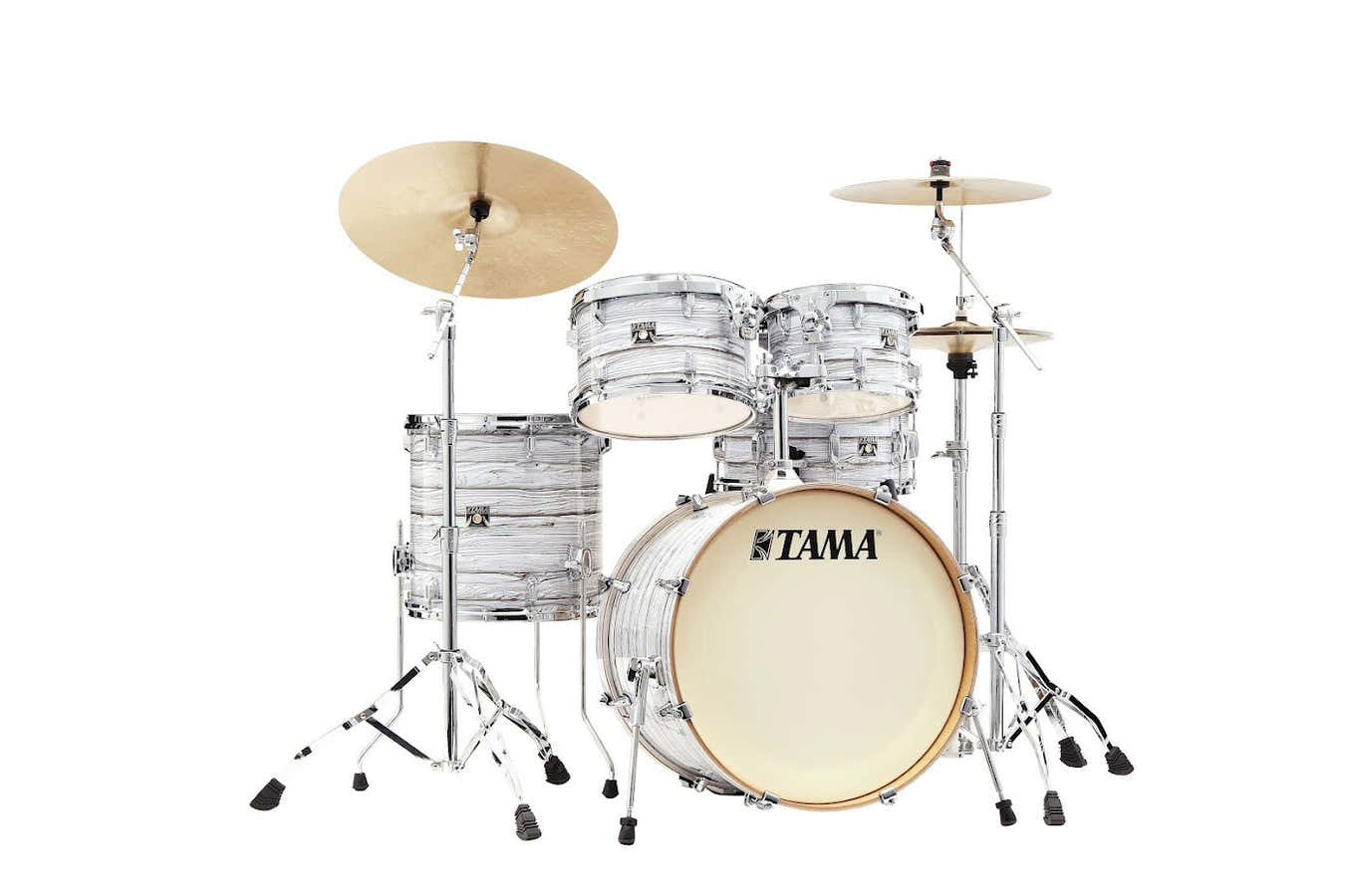SUPERSTAR CLASSIC FUSION 20 DRUM KIT ICE ASH WRAP